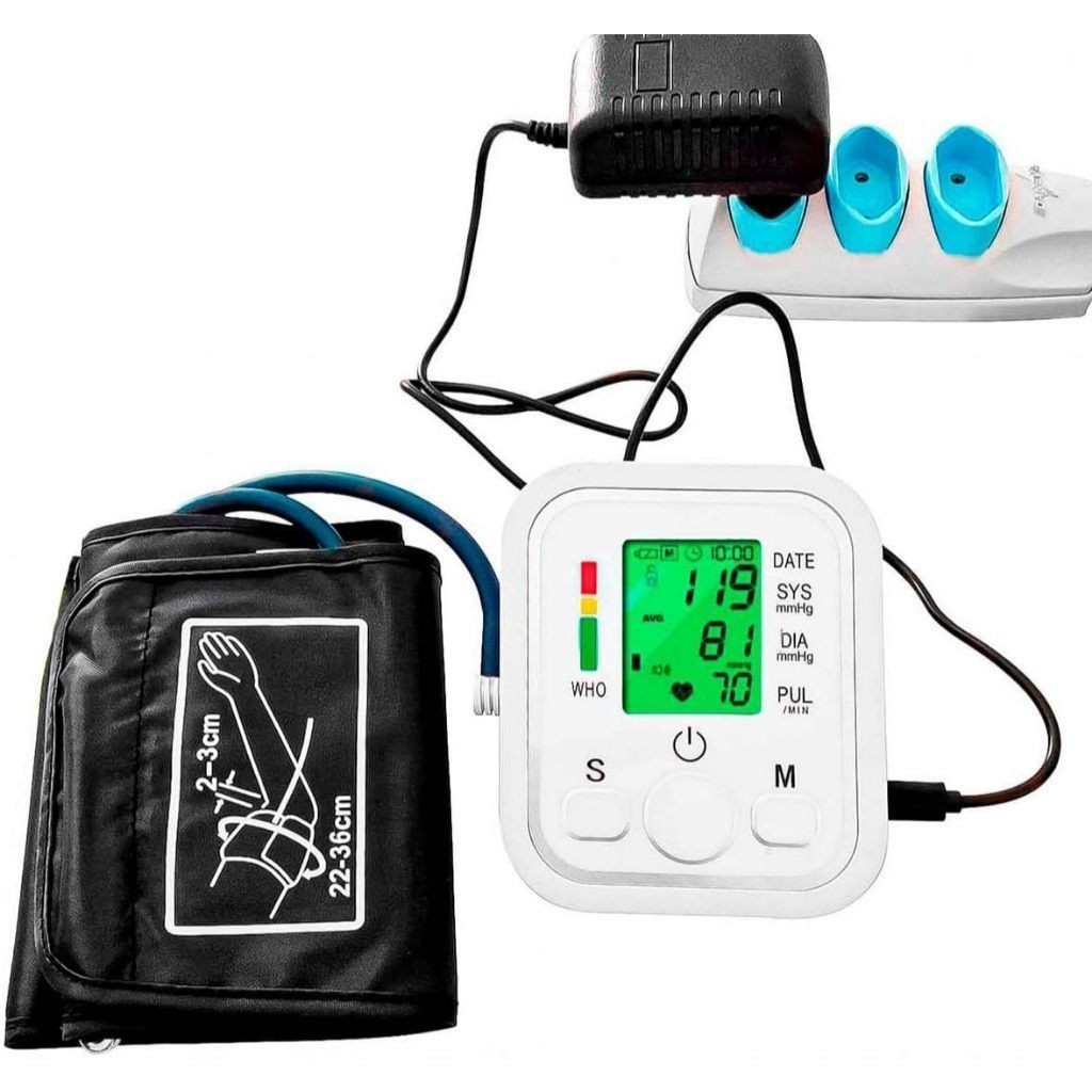 Monitor digital de pressão arterial de braço totalmente automático