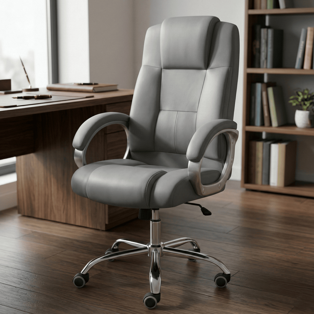 Cadeira de Escritório Presidente Executiva Design Sofisticado