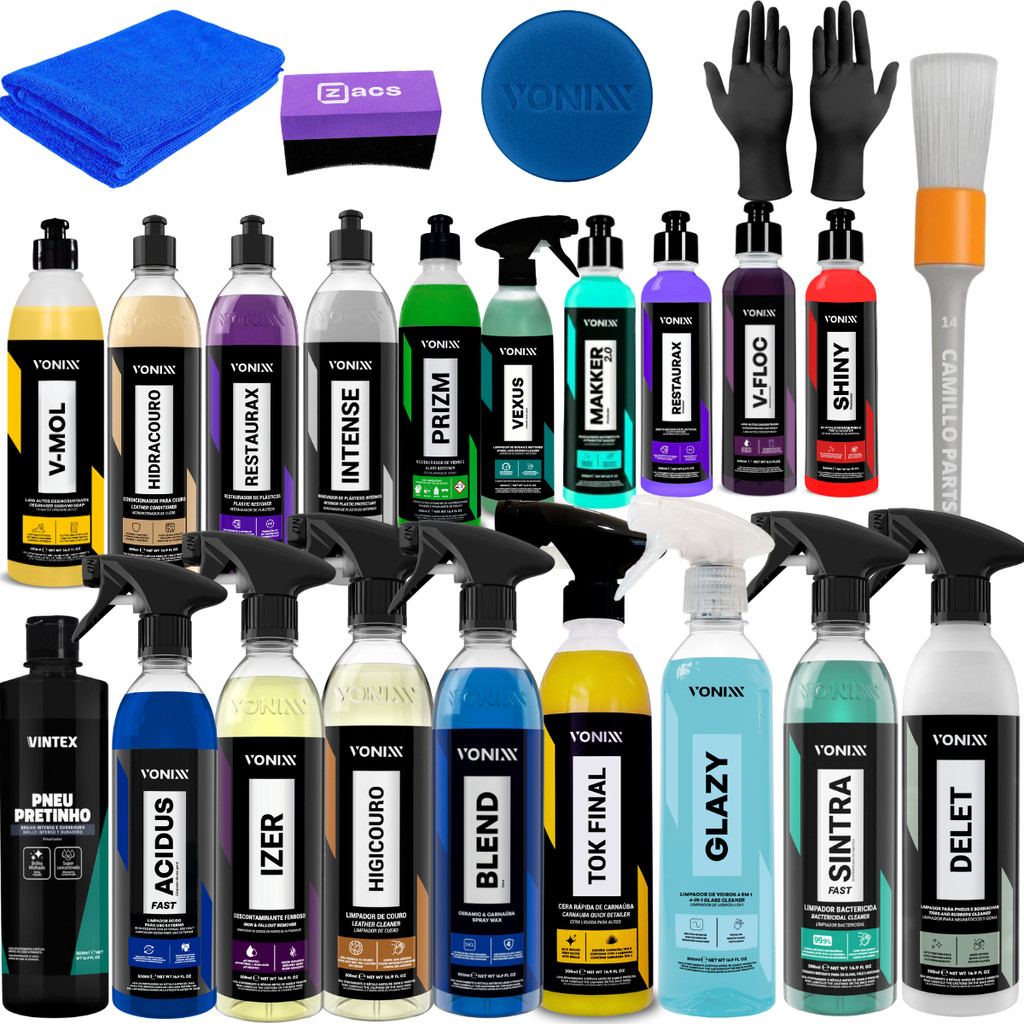 Monte Seu Kit Da Vonixx Restaurax Intense Prizm Lava Auto V Floc V Mol Blend 500ml