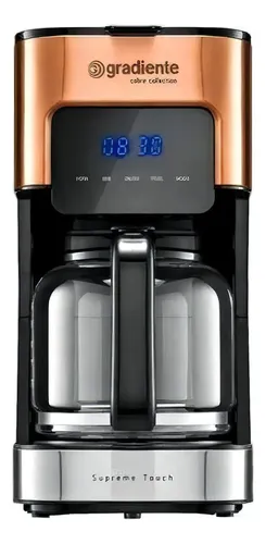 Cafeteira Digital Programável 800W Gradiente Supreme Touch Cobre 1.5L