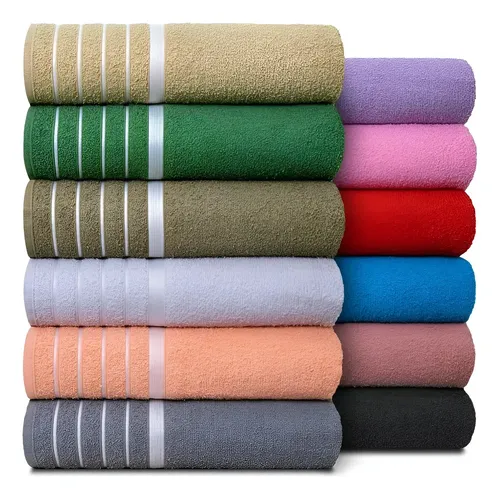 Kit C/ 4 Toalha De Banho Gigante 80 X 1,50 Atacado + Brinde