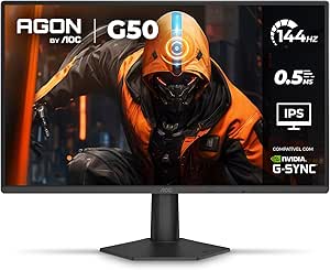 Monitor Gamer AOC AGON G50 27" 144Hz 0,5ms IPS HDR10 G-SYNC 27G50F